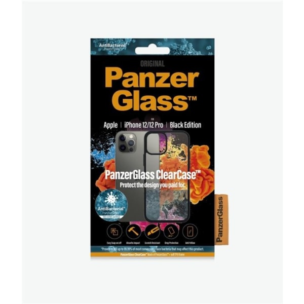 PanzerGlass 0252 Skal iPhone 12/12 Pro, Transparent Transparent