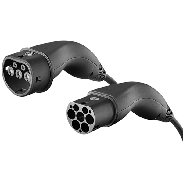 LAPP MOBILITY Laddkabel Typ 2, upp till 7,4 kW, 7 m, svart (5555934006) 32 A, 1-fas, för laddning av hybrid- och elbilar med Typ 2-anslutning