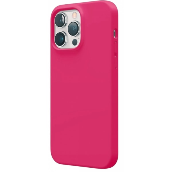 Silikonikotelo iPhone 15 Prolle, Pinkki Rosa