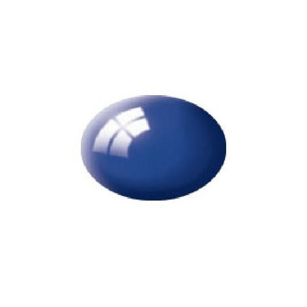 Revell Gloss Ultramarine-Blue (RAL 5002)Aqua Color 18ml Blå