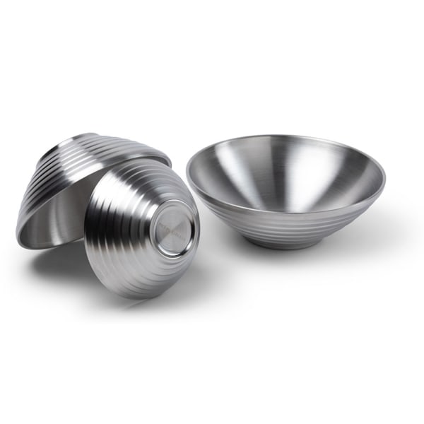 Orrefors Jernverk Skål Stainless Dubbelvägg 3-pack