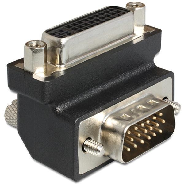 adapter dvi 24+5 pin female to vga 15 pin male 90` (65425)