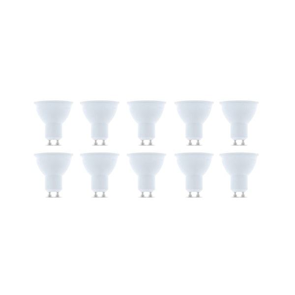 LED-lamppu GU10, 3W, 230V, 4500K, 10-pack, valkoinen neutraali