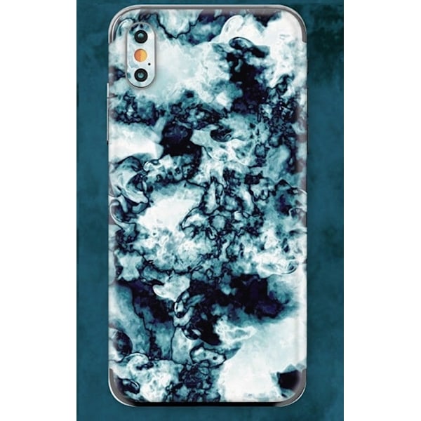 Skin til Iphone XR Cloudy - Mørkeblå Blå