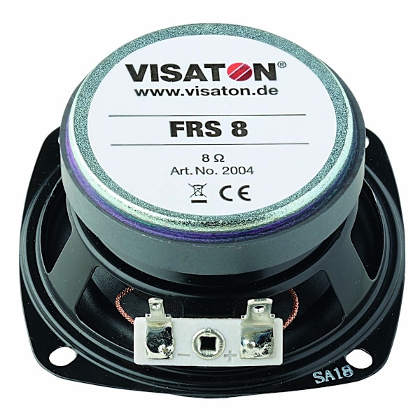 Visaton FRS 8 - 8 Ohm - 8 cm (3,3") HiFi fullrange drivrutin