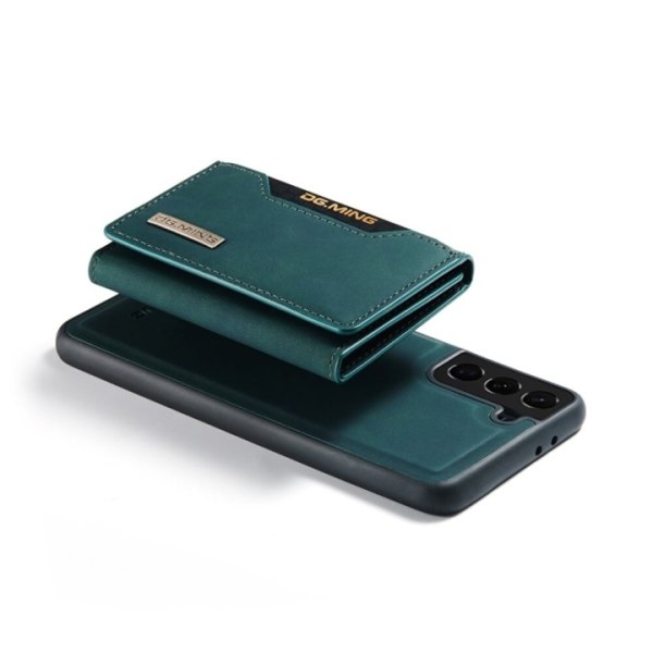 Skal till Samsung S21 Plus med avtagbar plånbok, Grön Grön