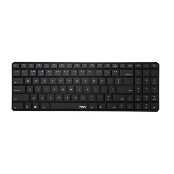 RAPOO Keyboard E9100M Wireless Multi-Mode Black