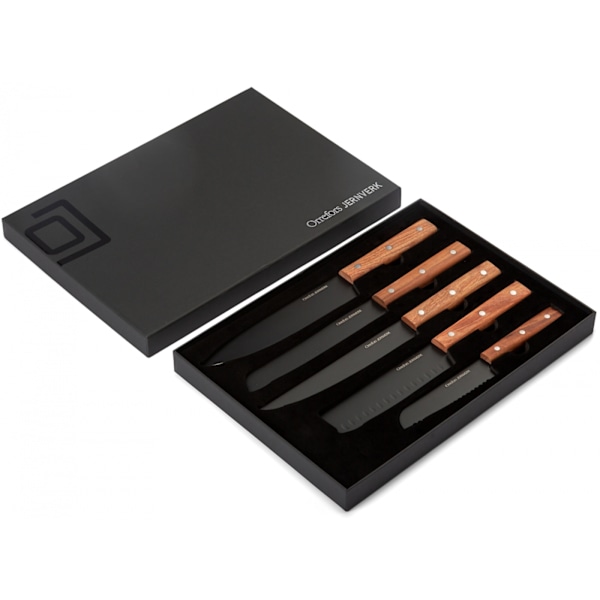 Orrefors Jernverk 5-pack Knivar Svart