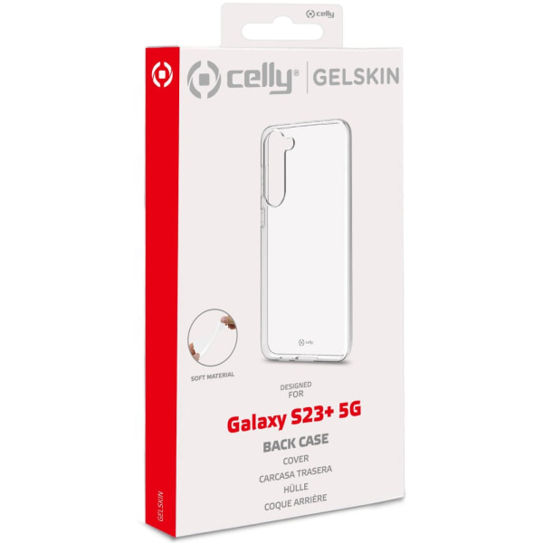 Celly Gelskin TPU Cover Galaxy S23+ Transparent
