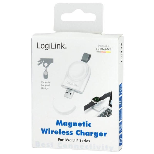 LogiLink Magnetisk trådlös laddare för Apple Watch