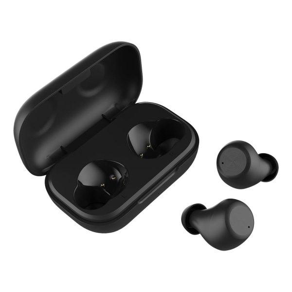 STREETZ Wireless in-ear earbuds with charging case, BT 5, TWS, b Svart