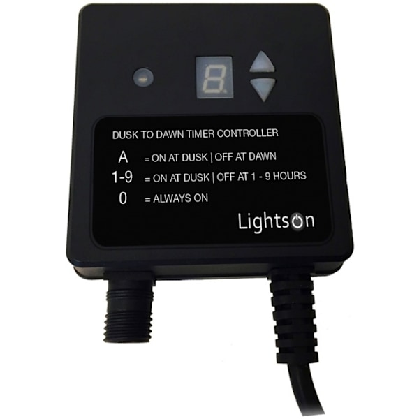 LightsOn Ljussensor/timer max 150W IP44