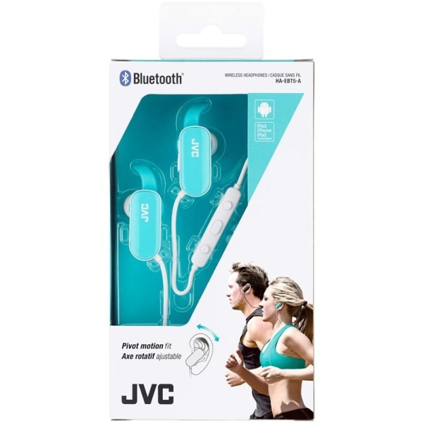 JVC EBT5 Langattomat Bluetooth-nappikuulokkeet Blå