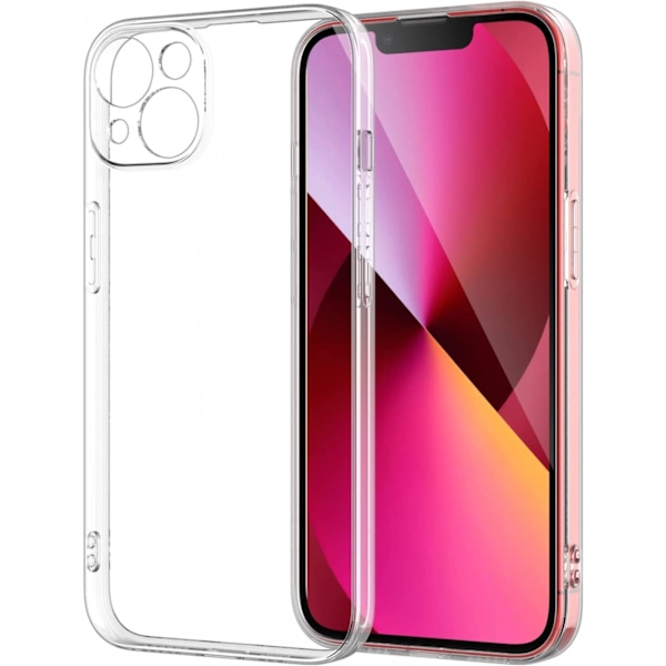 Slankt etui i TPU til iPhone 13 Pro Max, gennemsigtig Transparent