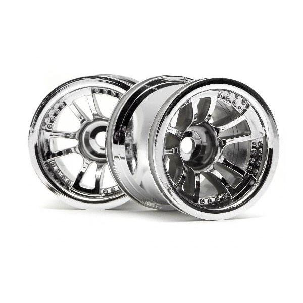 HPI Split 5 Truck Wheel (Chrome/2Pcs)