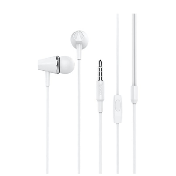 Hoco M34 honor music earphones, vit Vit