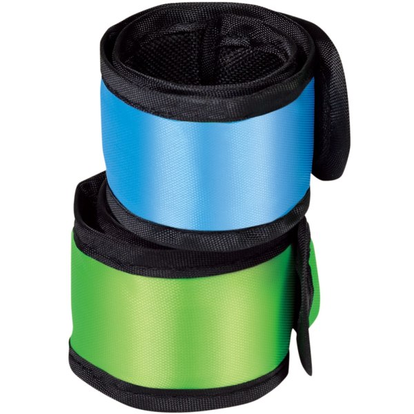 LogiLink LED-reflexband Slap-wrap 2-pack Blå + Grön