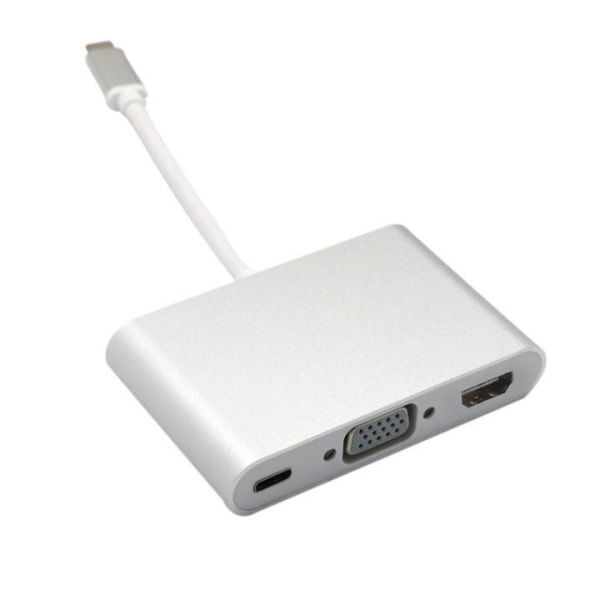 USB-C - HDMI, Multiport Adapter, Sølv