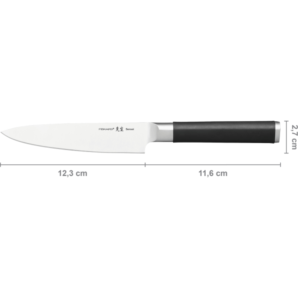 Fiskars Sensei japanilainen vihannesveitsi, 12 cm