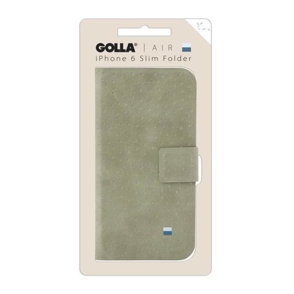 Golla Air Iphone 6 4,7" Booklet Kreditkort Aqua G1730 Grön