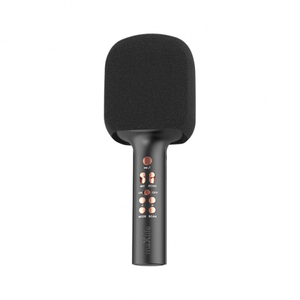 MaxLife MXBM-600 - Karaoke-Mikrofon med inbyggd högtalare, Svart