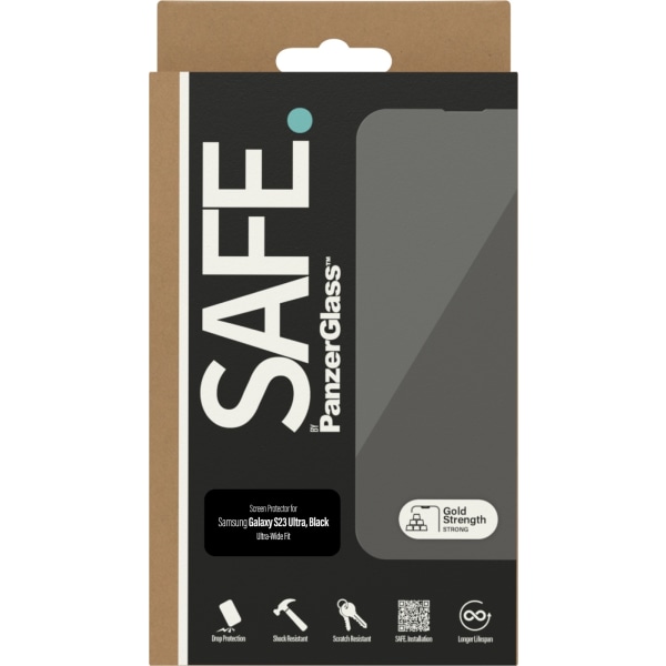 SAFE från PanzerGlass skyddsfilm, Samsung Galaxy S23 Ultra Transparent