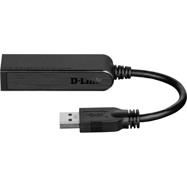 D-Link USB 3.0 netværksadapter, 10/100/1000Mbps, 1xRJ45, 1xUSB3.