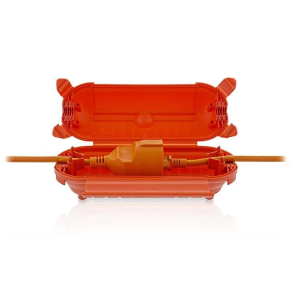 Nedis Socket Connector Box | IP44 | Plastik | Orange