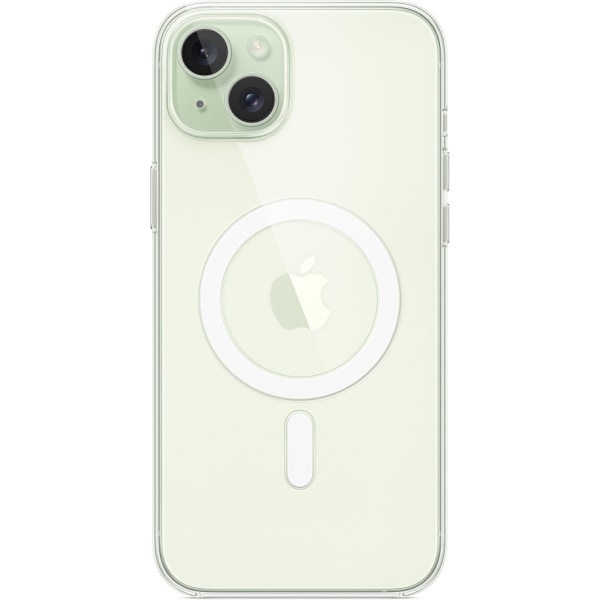Apple iPhone 15 Plus genomskinligt fodral med MagSafe, transparent Transparent