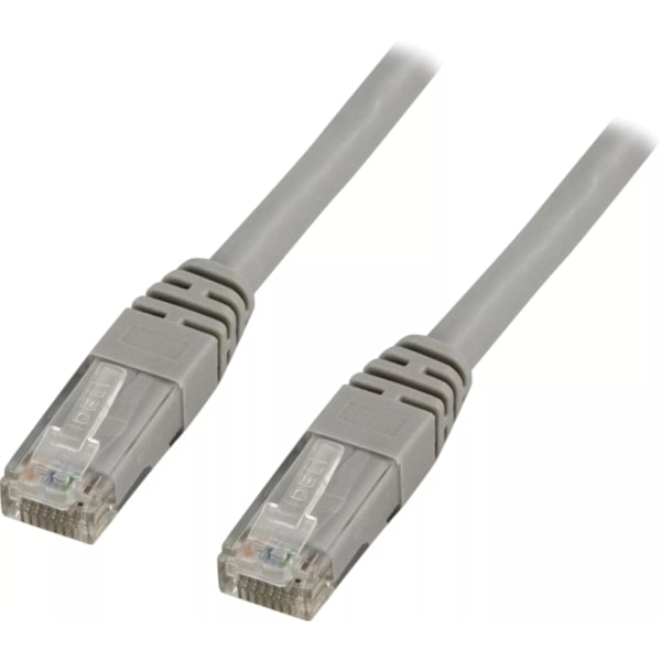 DELTACO U/UTP Cat6 patchkabel 1,5m, grå (TP-611)