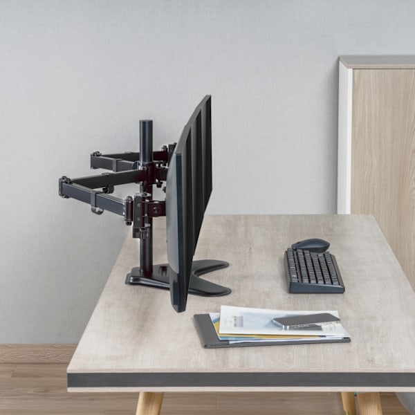 LogiLink Monitoriteline/jalusta kolmelle 17-27\" näytölle 2x658mm