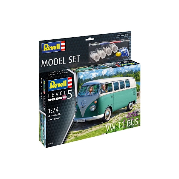 Revell Model Set VW T1 BusL381A 1:24