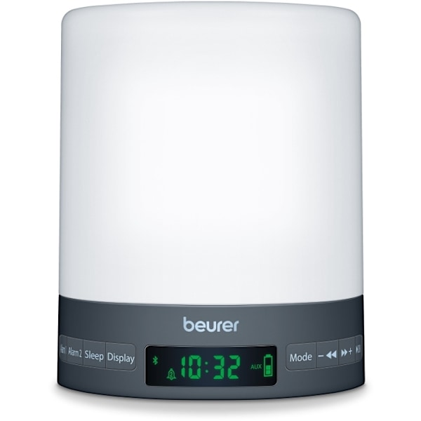 Beurer WL50 Wake up Light -herätysvalo, BT-kaiuttimella, kellolla ja radiolla