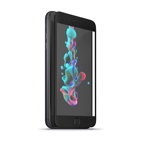 Forever 5D Skärmskydd i härdat glas till Samsung A8 Plus 2018 A730 - Svart ram Transparent