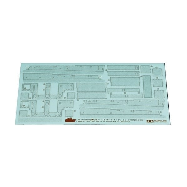 Tamiya 1/48 Zimmerit Coating Sheet for Sturmtiger
