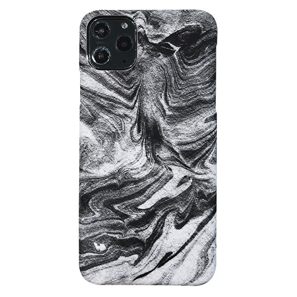 Abstrakt marmorcover til iPhone 12 Mini Vit