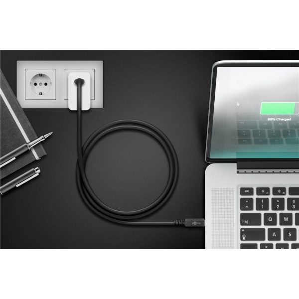 Goobay USB-C™-kabel USB4™ Gen 3x2, 1 m USB-C™-kontakt > USB-C™-kontakt