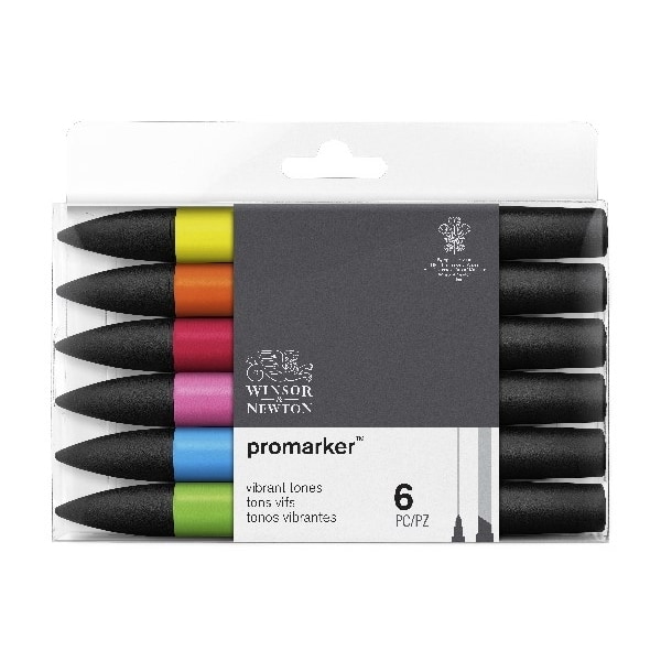 Winsor Promarker 6st, Vibrant Tones