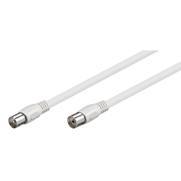 Goobay Antennekabel (class A, >85 dB), dobbelt afskærmet koaksial-stik > koaksial-hunstik (fuldt afskærmet), 3 m