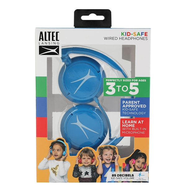 Altec Lansing Kids Kuuloke Wired On-Ear Sininen Blå