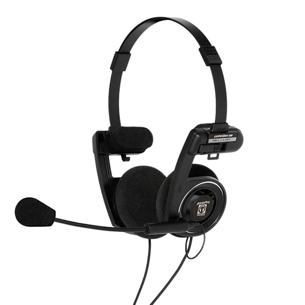 KOSS Hörlur PortaPro Communication Headset On-Ear Mic Svart