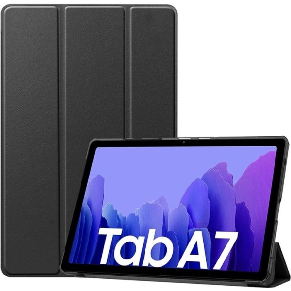 Kolmiosainen kansi jalustatoiminnolla Galaxy Tab A7 10.4 T500/T505:lle, Musta Svart