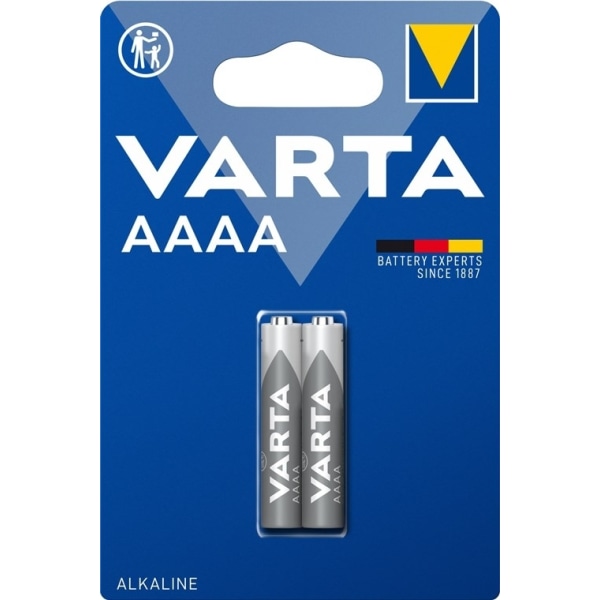Varta LR61/AAAA (Mini) (4061) batteri, 2 st. blister alkaliskt m