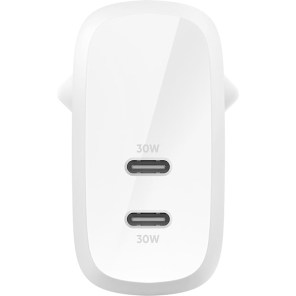 Belkin BoostCharge Pro 2-ports USB-C PPS PD 60 W Väggladdare