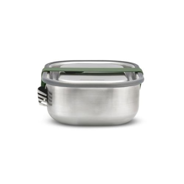 Lunchbox B+B Large Stainless 1000 ml Oliv