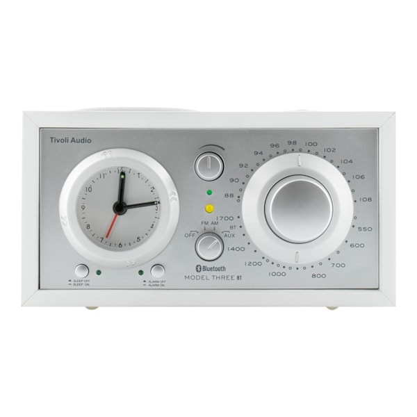 Tivoli Audio Kelloradio malli Three BT USB Valkoinen