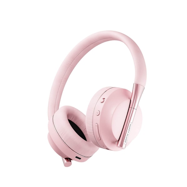 Happy Plugs Play Høretelefoner Over-Ear 85dB Trådløse Rosa/Guld Rosa