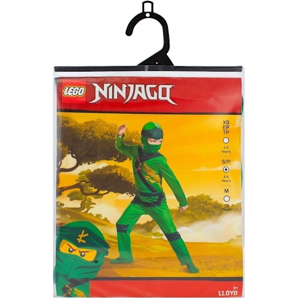 JAKKS Pacific LEGO Ninjago Lloyd Fancy -puku, 4-6v, 109-126 cm