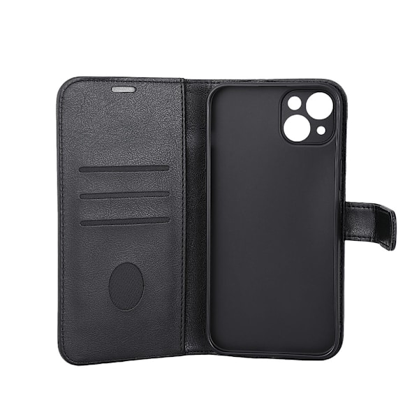 RADICOVER Flipcov Anti Radiation RFID 3 card MagS iPhone 15 Plus Black PU Svart