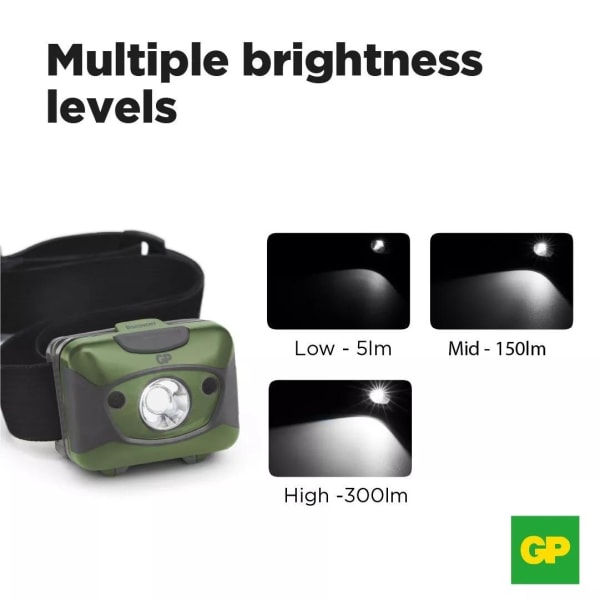 GP Chr41 Discovery Headlamp 300Lm